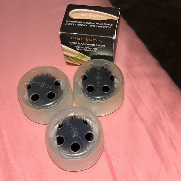 (3) Clarisonic Sonic Foundation Makeup Brushes - Picture 6 of 6